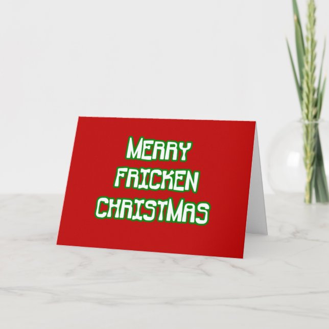 Frohe Fricken Weihnachten (Vorderseite)