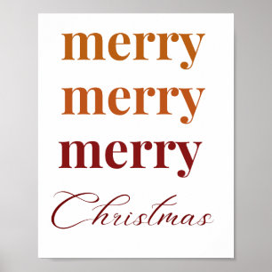 frohe frohe frohe weihnachten poster