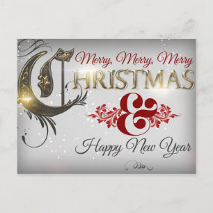 Frohe frohe Weihnachten und ein glückliches neues 