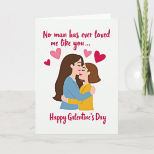 Frohe Galentines Day Lesben Paar Karte