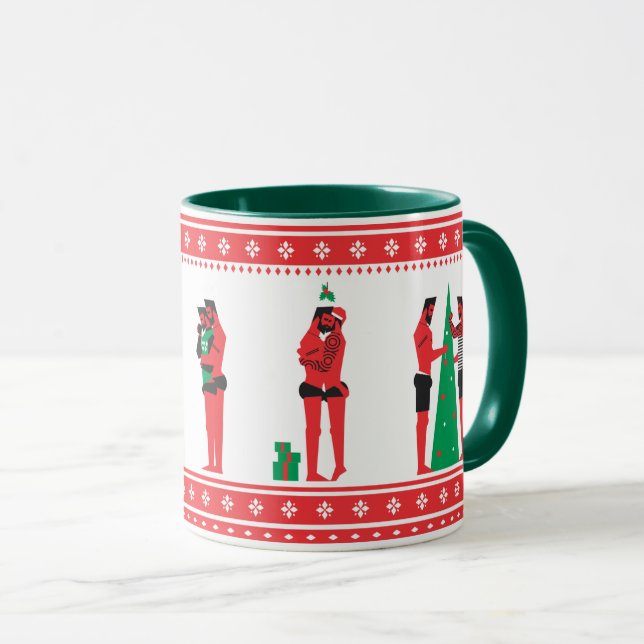 Frohe Gay-Weihnachten Tasse (VorderseiteRechts)