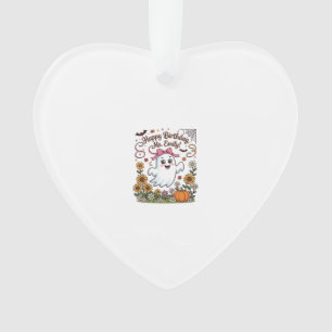 Frohe Geburtstag Frau Emily Halloween Geist Kürbis Ornament