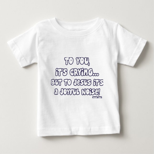 Frohe Geräusche Baby T-shirt (Vorderseite)