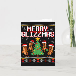 Frohe Glizzmas Lustiges Frohe Weihnachten Hotdogs Karte