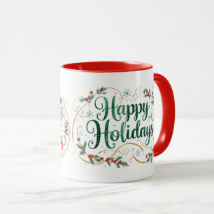 Frohe glückliche tasse