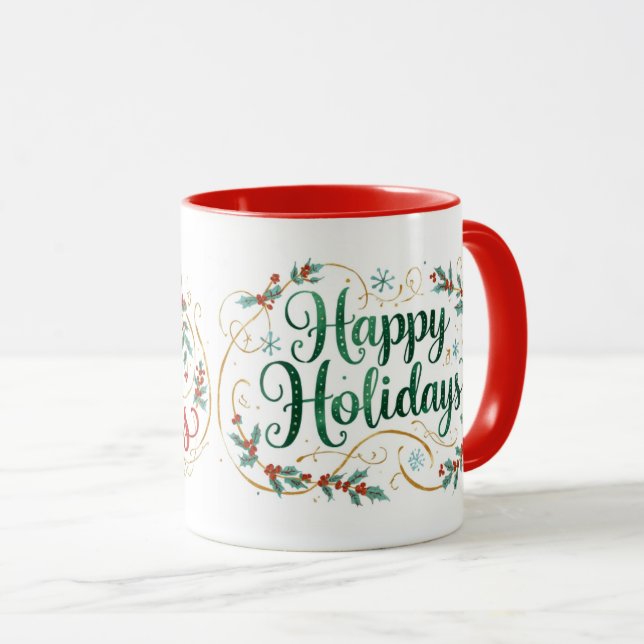 Frohe glückliche tasse (VorderseiteRechts)
