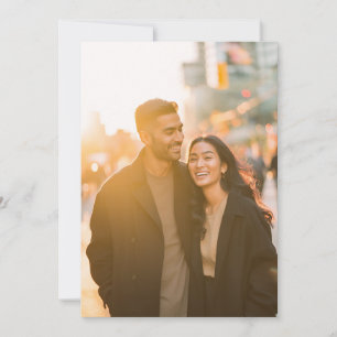Frohe goldene städtische Fotografie -> Frohes gold Einladung