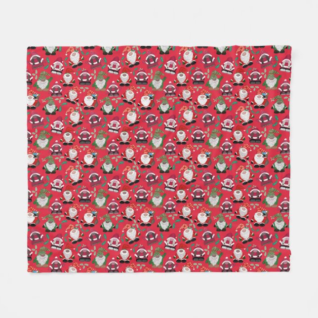 Frohe Gonkmas! Weihnachtsdesign für Gonk-Liebhaber Fleecedecke (Vorderseite (Horizontal))