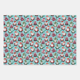 Frohe Gonkmas! Weihnachtsdesign für Gonk-Liebhaber Geschenkpapier Set
