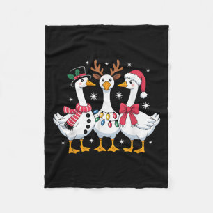 Frohe Goosemas Weihnachten Dummer Gans Weihnachtsb Fleecedecke