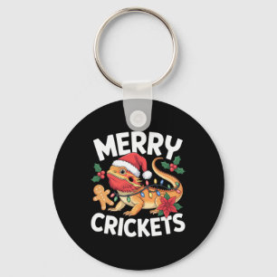 Frohe Grillen! Barted Dragon Christmas Puff Schlüsselanhänger