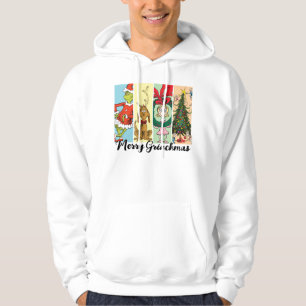Frohe Grinch-Weihnachten Collage Hoodie