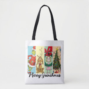 Frohe Grinch-Weihnachten Collage Tasche