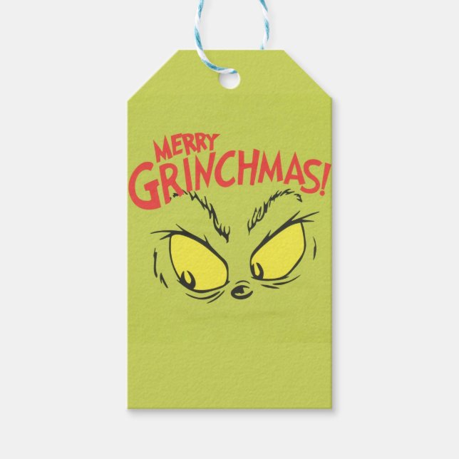💚 Frohe Grinchmas | Lustiger Weihnachtspullover | Geschenkanhänger (Vorderseite)