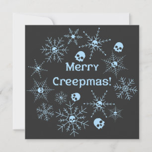 Frohe Gruselweihnachten! Feiertagskarte