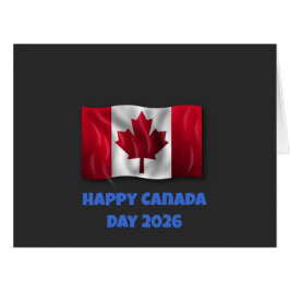 Frohe Grüße zum Canada Day Grußkarte