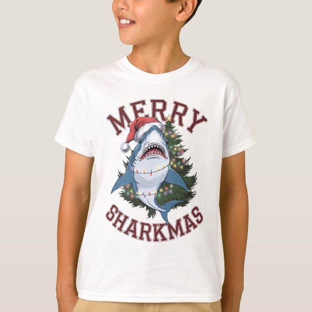 Frohe Haie T-Shirt (Vorderseite)