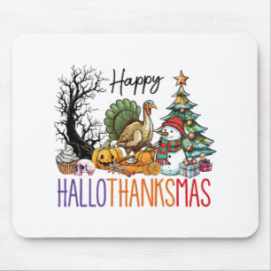 Frohe Hallothanksmas Cliparts Mousepad