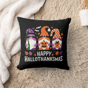 Frohe Hallothanksmas Gnome Liebhaber Frohe Weihnac Kissen