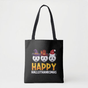 Frohe Hallothanksmas Halloween Erntedank Merry Tasche
