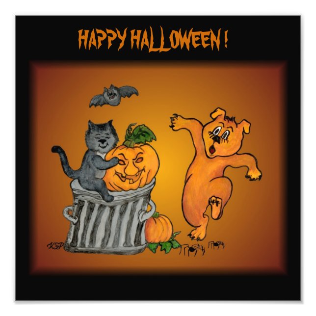 Frohe Halloween! 5 Fotodruck (Vorne)