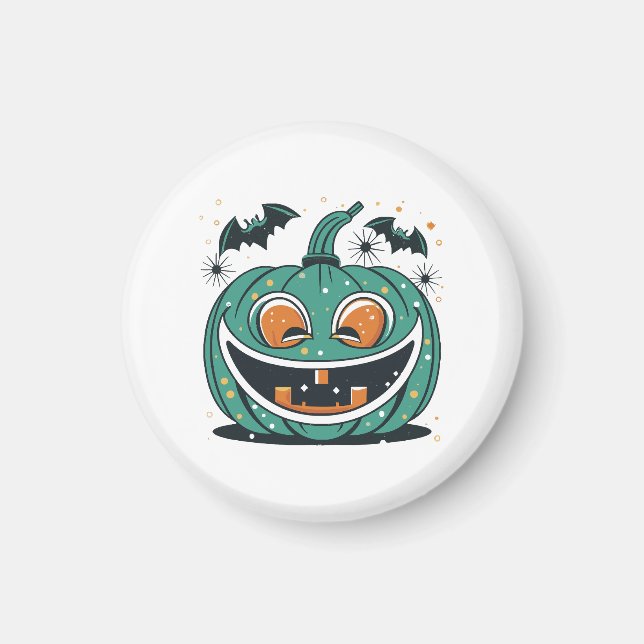 Frohe Halloween! Carve a Pumpkin! Magnet (Vorne)