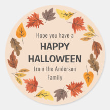 Frohe Halloween-Fun-Aufkleber für alle Altersgrupp
