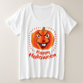 Frohe Halloween! Große Größe T-Shirt
