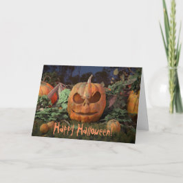 Frohe Halloween! Grußkarte Karte