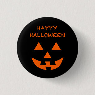 Frohe Halloween Jack O’ Lantern Face Fun Hallowe Button