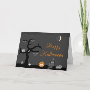 Frohe Halloween! Karte