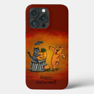 Frohe Halloween! Katzen-Hund und Spider Case-Mate iPhone Hülle