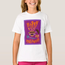 Frohe Halloween Katzenliebhaber Hexe-Tasse Kaffee T-Shirt