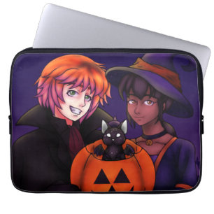 Frohe Halloween-Kostüme Laptopschutzhülle