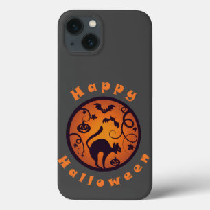 Frohe Halloween Laternenschwarze Katzen Spinnen un Case-Mate iPhone Hülle