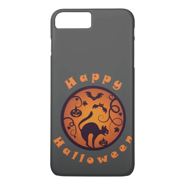 Frohe Halloween Laternenschwarze Katzen Spinnen un Case-Mate iPhone Hülle (Rückseite)