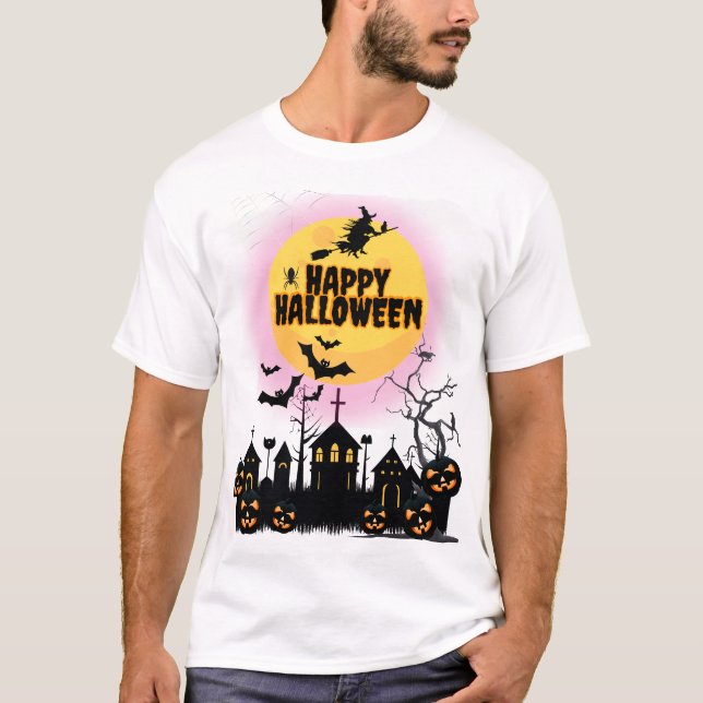 Frohe Halloween-Nacht T-Shirt (Vorderseite)