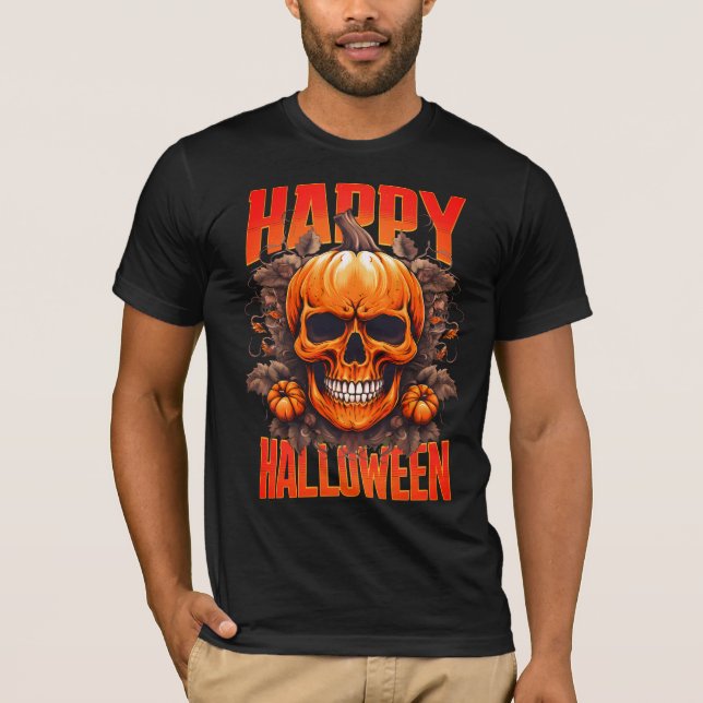 Frohe Halloween-Nacht T-Shirt (Vorderseite)