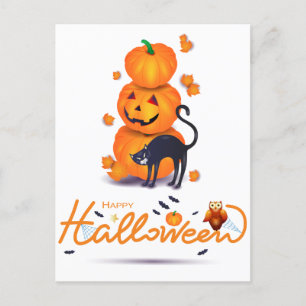 Frohe Halloween! Postkarte