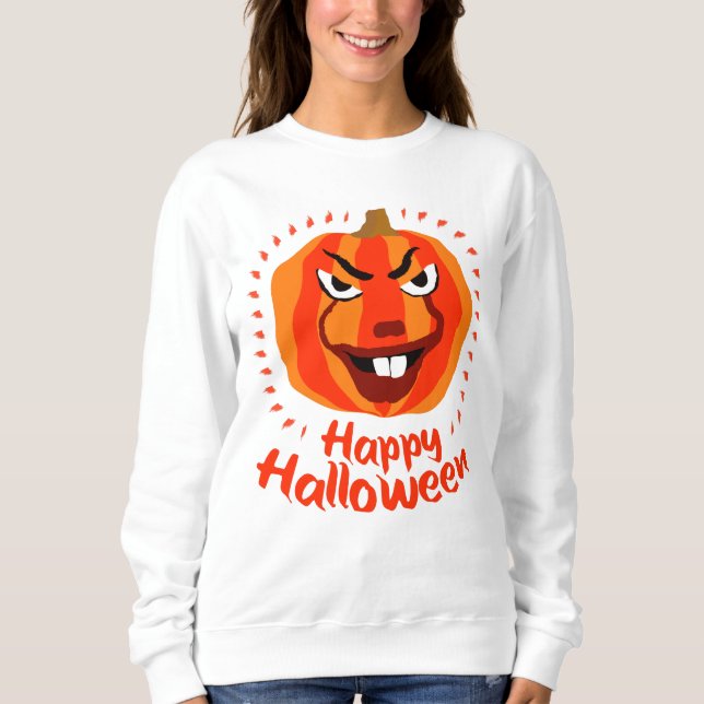 Frohe Halloween! Sweatshirt (Vorderseite)