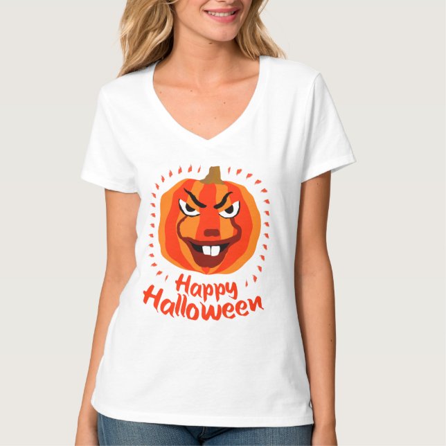 Frohe Halloween! T-Shirt (Vorderseite)