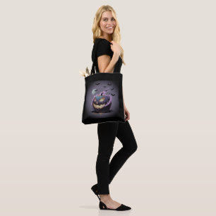 Frohe Halloween Tote Tasche - Spooky & Fun Trick