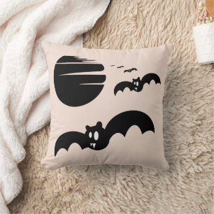 Frohe Halloween Trick oder Treat Bats Kissen