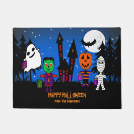 Frohe Halloween Trick oder Treaters! Doormat Fußmatte