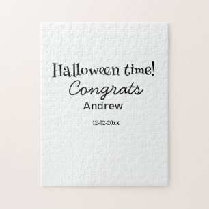 Frohe Halloween-Zeit Name Datum Jahr Abschluss