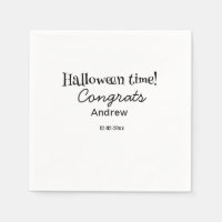 Frohe Halloween-Zeit Name Datum Jahr Abschluss