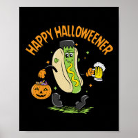 Frohe Halloweener Niedliches Halloween-Party Hot D