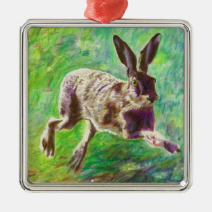 Frohe Hasen 2011 Ornament Aus Metall