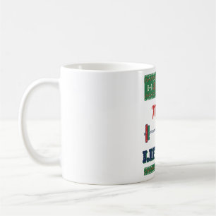 Frohe Hebemas Weihnachtshässliches Pullover-Traini Kaffeetasse