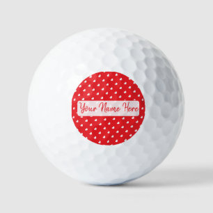 Frohe Herzen Valentinstag Modernes Liebesmuster Golfball